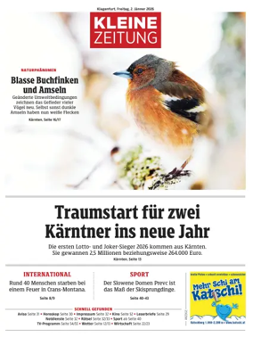 Cover of Kleine Zeitung Kaernten