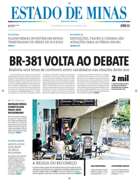 Cover of Estado de Minas (Brazil)