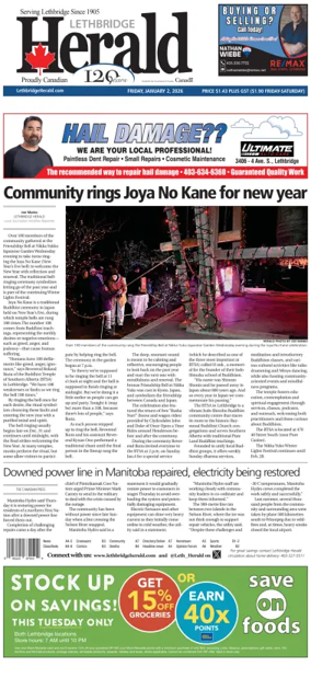 Cover of Lethbridge Herald