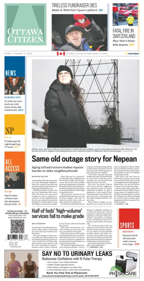 Cover of Ottawa Citizen