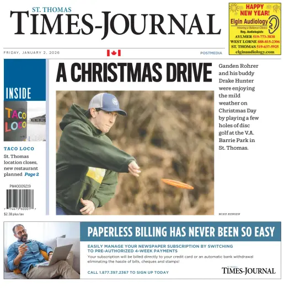 Cover of St. Thomas Times-Journal