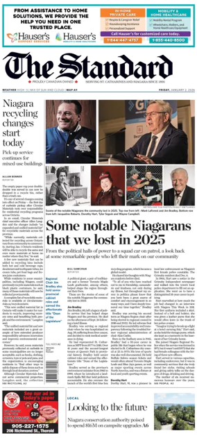 Cover of The Standard (St. Catharines)