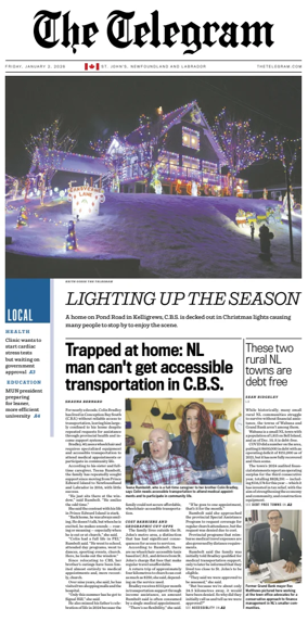 Cover of The Telegram (St. John's)