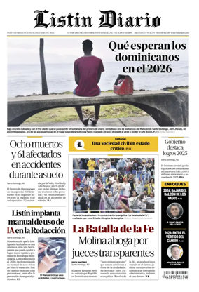 Cover of Listin Diario