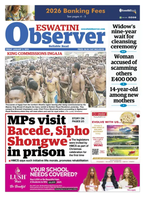 Cover of Eswatini Observer