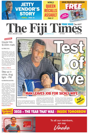 Cover of The Fiji Times