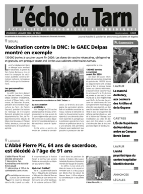 Cover of L’echo du Tarn