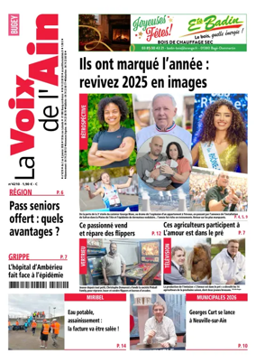 Cover of La Voix de l’Ain Amberieu en Bugey - Meximieux