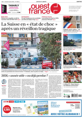 Cover of Ouest France (Sarthe)