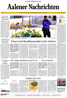 Cover of Aalener Nachrichten