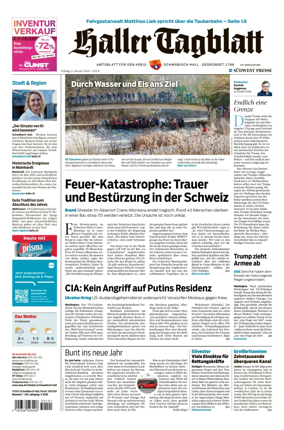 Cover of Haller Tagblatt
