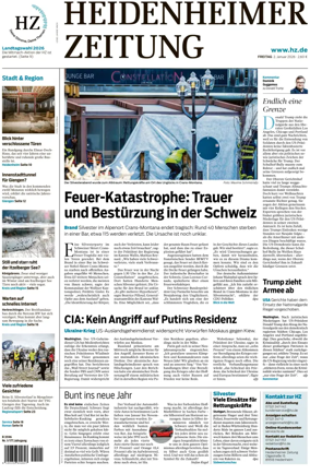 Cover of Heidenheimer Zeitung
