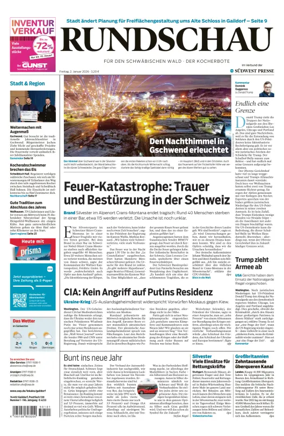 Cover of Rundschau fur den Schwabischen Wald – Der Kocherbote