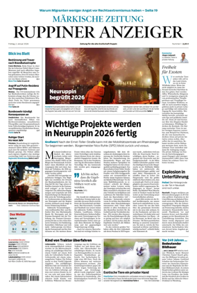 Cover of Ruppiner Anzeiger