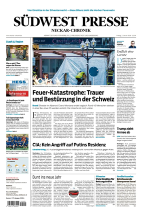 Cover of SUDWEST PRESSE - Neckar-Chronik