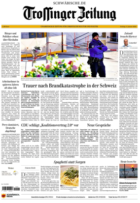 Cover of Trossinger Zeitung