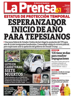 Cover of Diario La Prensa
