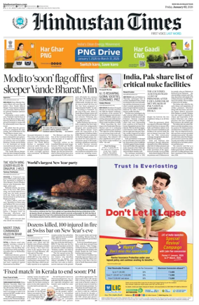 Cover of Hindustan Times ST (Jaipur)