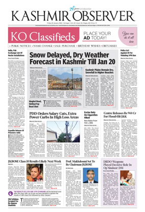 Cover of Kashmir Observer