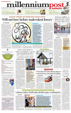 Cover of Millennium Post (Kolkata)