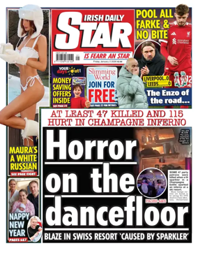 Cover of Irish Daily Star