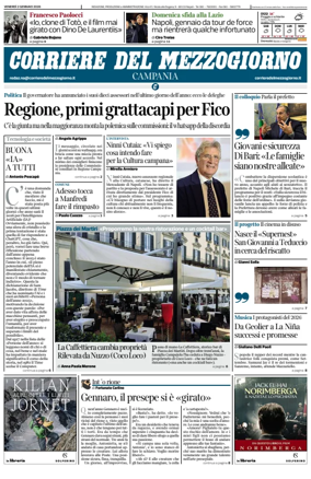 Cover of Corriere del Mezzogiorno (Campania)