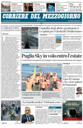 Cover of Corriere del Mezzogiorno (Puglia)