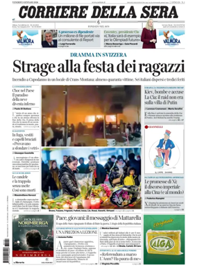 Cover of Corriere della Sera