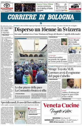 Cover of Corriere di Bologna