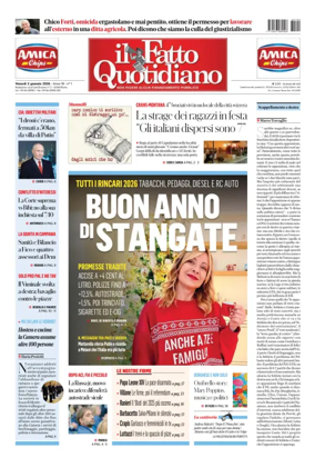 Cover of Il Fatto Quotidiano