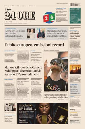 Cover of Il Sole 24 Ore