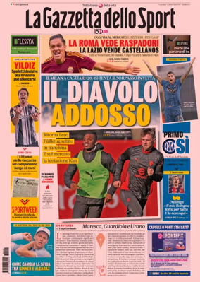 Cover of La Gazzetta dello Sport 