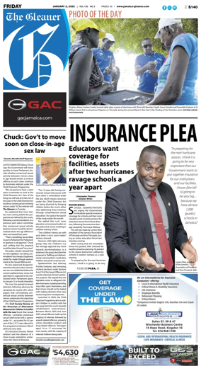 Cover of Jamaica Gleaner