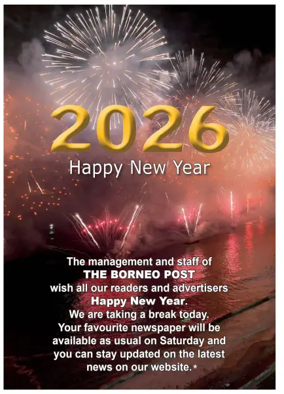 Cover of The Borneo Post