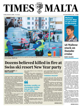 Cover of Times of Malta
