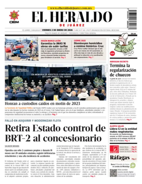 Cover of El Heraldo de Juarez