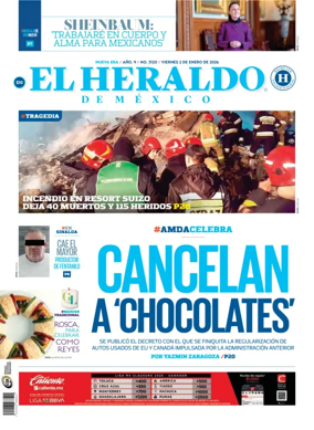 Cover of El Heraldo de Mexico