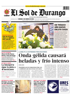 Cover of El Sol de Durango