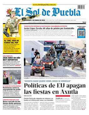 Cover of El Sol de Puebla