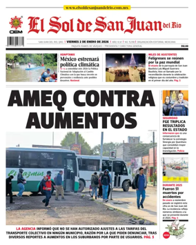 Cover of El Sol de San Juan del Rio