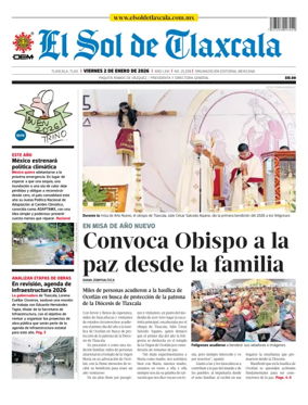 Cover of El Sol de Tlaxcala