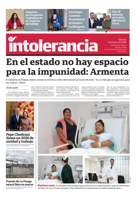 Cover of Intolerancia Diario