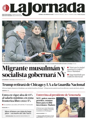 Cover of La Jornada