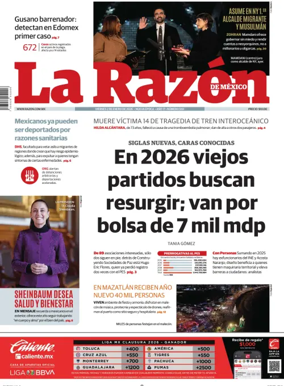 Cover of La Razon de Mexico