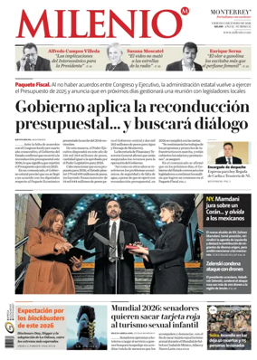 Cover of Milenio Monterrey