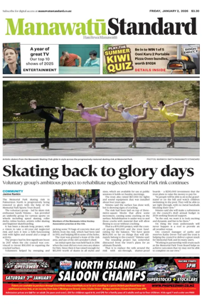 Cover of Manawatu Standard