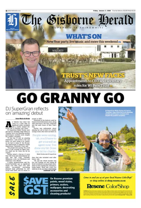 Cover of The Gisborne Herald
