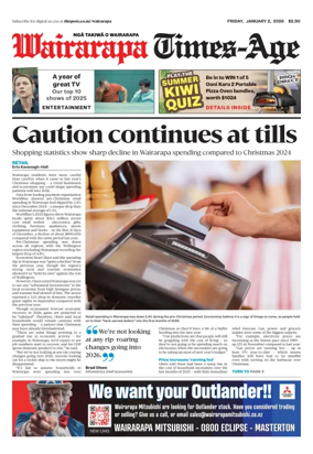 Cover of Wairarapa Times-Age (NZ)