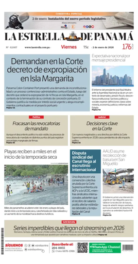 Cover of La Estrella de Panama