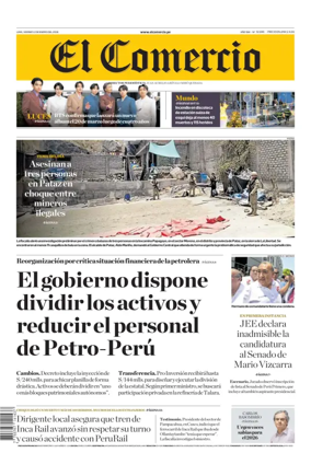 Cover of Diario El Comercio